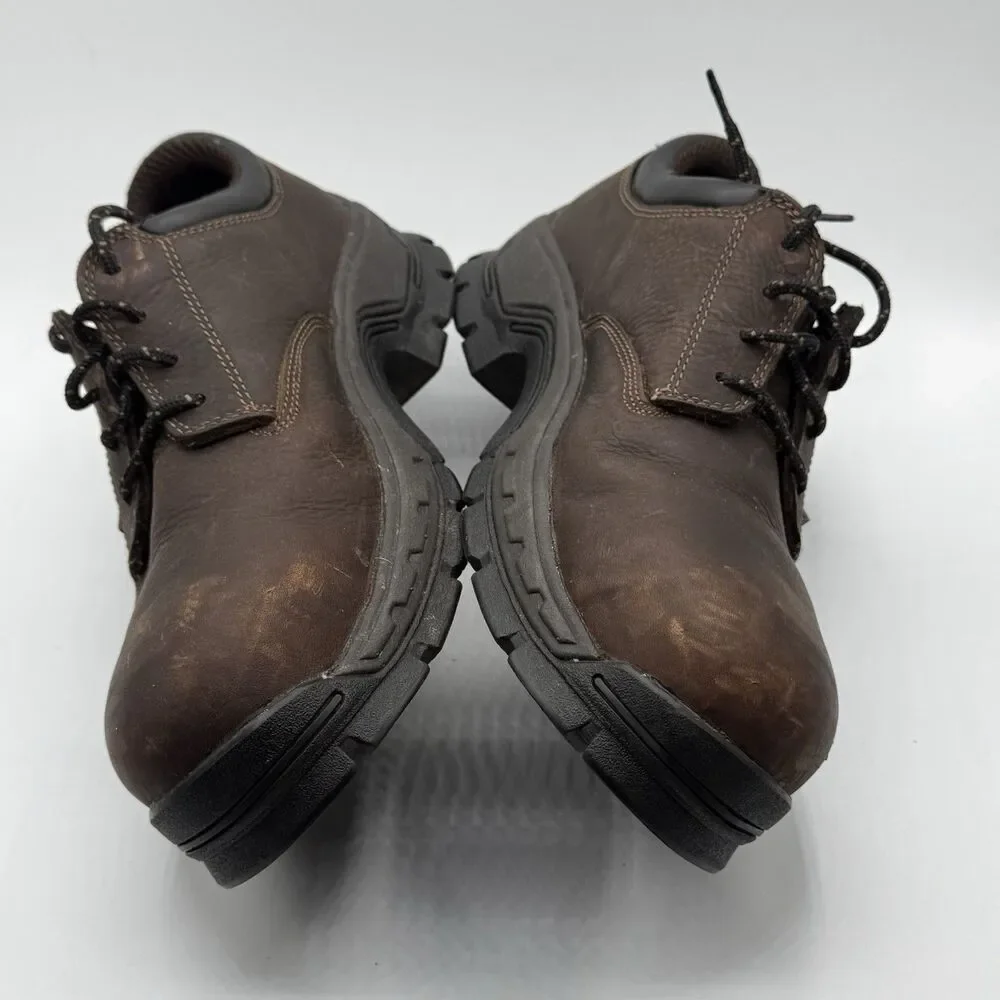 Timberland Pro Stockdale Alloy Safety Toe Waterproof Work Shoes Mens 9.5 M Brown